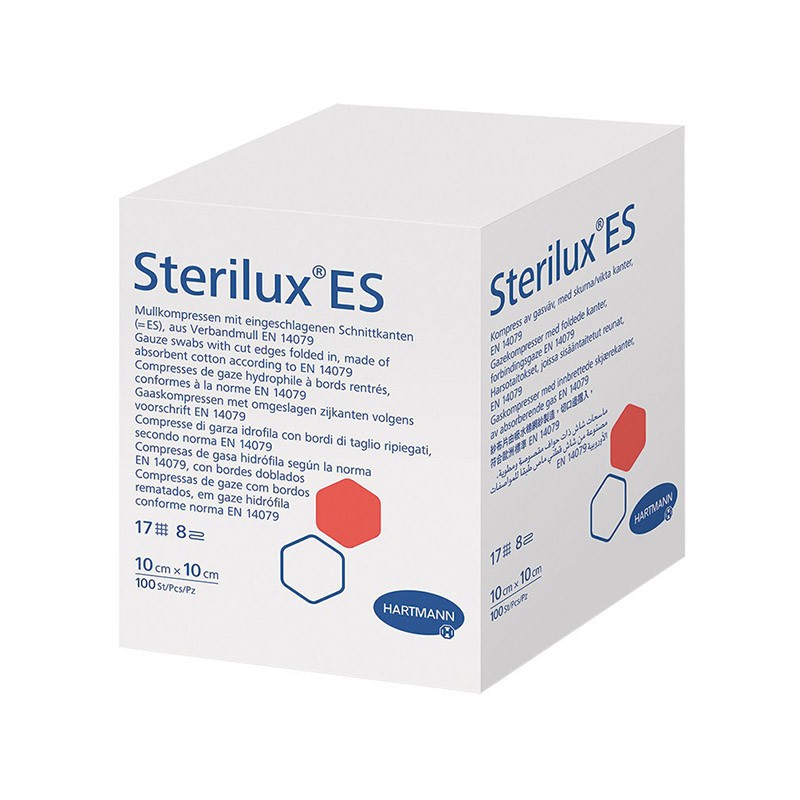 Compresses Sterilux Gaze ES Non stériles Hartmann Compresses Sterilux Gaze ES Non stériles Hartmann