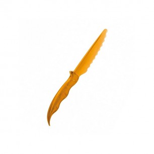 Couteau ergonomique souple orange